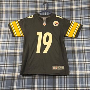 Nike Pittsburgh Steelers JuJu Smith-Schuster 19 Jersey Youth Medium Black NFL